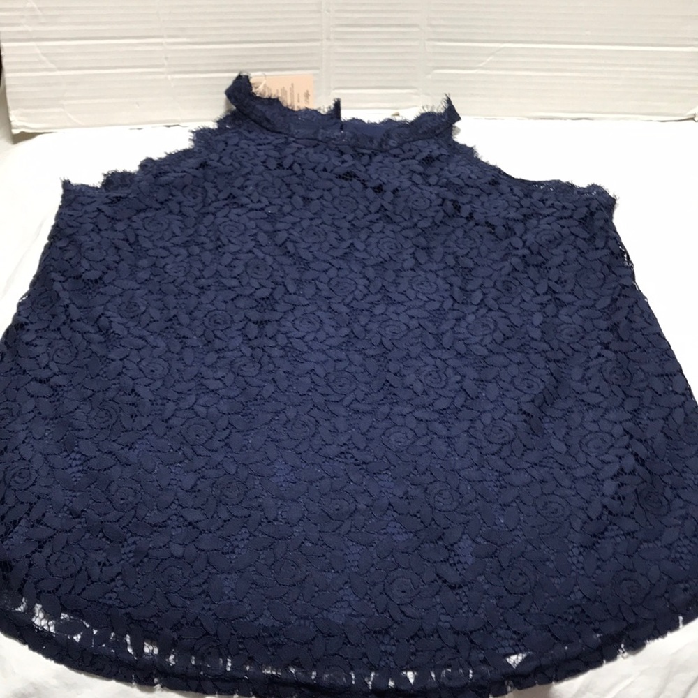 Berryou fully lined lace top. NWT